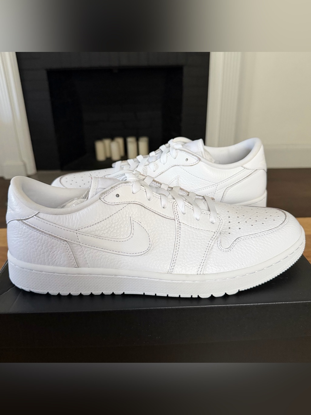 Air Jordan 1 Low Golf “Triple White” - Mens Size 14 - (Dd9315-101)
